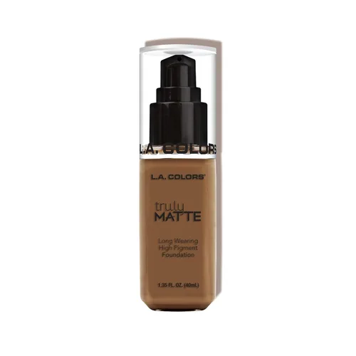 Vista 17 de L.A. Colors Base Mate Verdadera, Bronceado Profundo CLM361 (Paquete de 2)