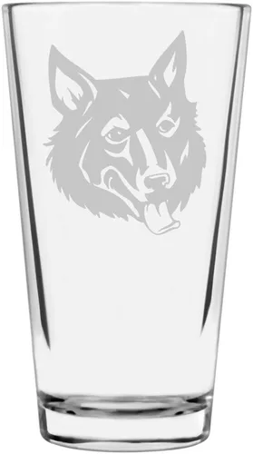 Vista 39 de Podenco Canario - Vaso de pinta de 16 onzas con temática de perro personalizado