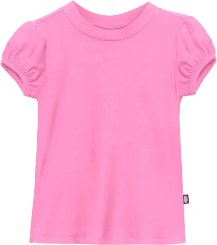Vista 14 de City Threads Girls' Puff Short Sleeve Rashguard Swim Shirt negro