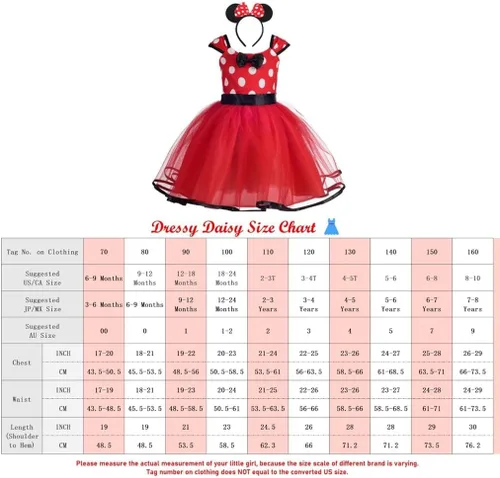 Vista 7 de Dressy Daisy - Disfraz de lunares para bebé niña, vestido de tul para fiesta de cumpleaños, con diadema, color rosa, rojo, morado, rosa intenso