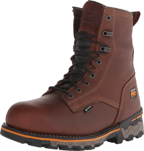 Vista 8 de Timberland PRO Botas de trabajo y caza impermeables Boondock de 8 pulgadas para hombre