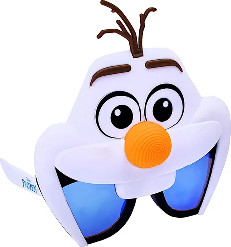Vista 9 de Sun-Staches Gafas de sol de Frozen de Disney para niños, accesorios de disfraz de princesa, Elsa, Anna y Olaf Talla única para la mayoría