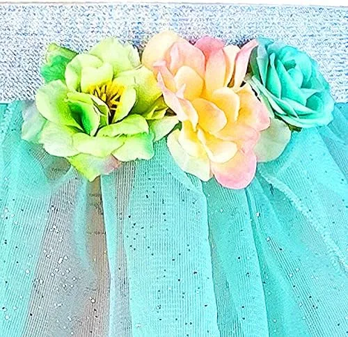 Vista 4 de Conjunto de disfraz de hada para niñas con alas de mariposa, varita tutú y halo Headban