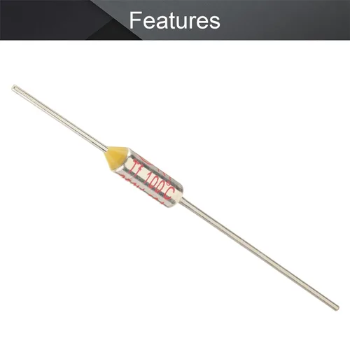 Vista 3 de Fielect Fusibles Térmicos 212.0 °F Corteos Térmicos Fusible Circuito de Corte Temperatura Fusible Térmico 250V 10A