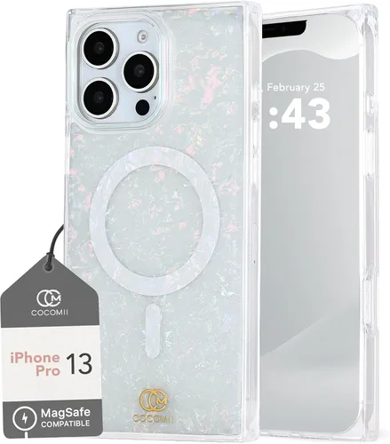 Vista 100 de Cocomii - Funda rectangular compatible con iPhone Xs/X - Perla opalescente, brillo brillante, para mujeres, niñas, hombres, funda protectora