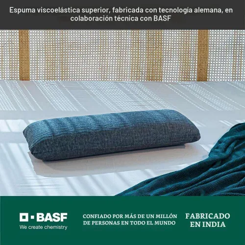 Vista 8 de The White Willow Almohada de Cuerpo Corta de Espuma Viscoelástica Suave para Cama, Inserto de Almohada de Abrazo para Dormir y Personas que Duermen