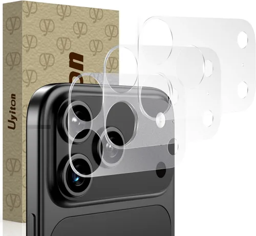 Vista 3 de Uyiton Paquete de 3 protectores de meseta de cámara para iPhone 18/17