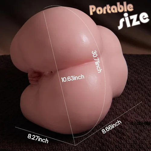 Vista 6 de Sexgene Muñeca sexual masturbadora masculina de 11.24 libras para hombres con culo realista y vagina apretada, 3D realista de bolsillo suave coño