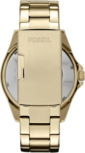 Vista 3 de Fossil ES3203 reloj multifuncional modelo Riley, de acero inoxidable, color dorado, para mujer