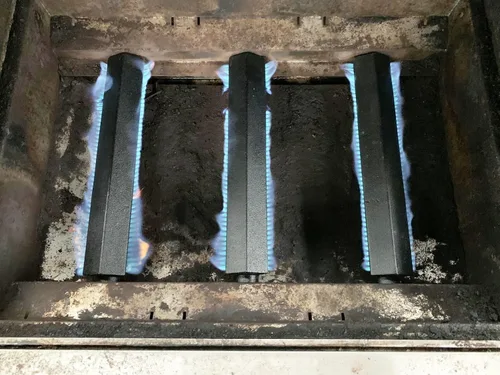 Vista 7 de C2630A (paquete de 3) Kit de tubo de quemador de hierro fundido de 15 13/16 pulgadas, piezas de repuesto para parrilla de gas Jennair