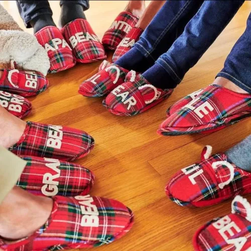 Vista 7 de Dearfoams Pantuflas Papa Bear para hombre