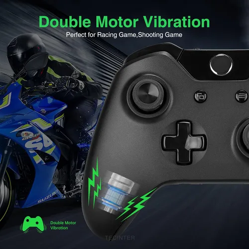Vista 4 de vaomon Xbox One Wireless Controller PC Game Controller Compatible with Xbox One,Xbox Series XS,3.5mm Audio Jack,3D Joystick (Black)