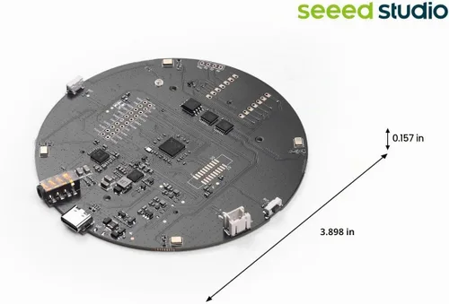 Vista 7 de seeed studio reSpeaker XVF3800 - Conjunto de micrófonos USB, tablero