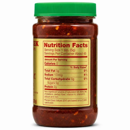 Vista 8 de Huey Fong Sambal Oelek Pasta de chile 8 onzas