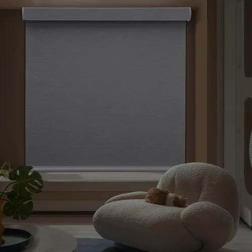 Vista 4 de MYshade - Persianas enrollables personalizadas para ventana, persianas enrollables para ventanas inalámbricas, bloqueo solar, protección