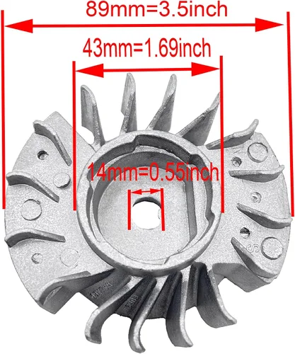 Vista 5 de Reemplazo del volante para volante Stihl 017/018/MS170/MS180 sustituye a 1130-400-1201