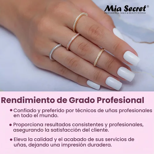 Vista 7 de Mia Secret Kolinsky - Pincel de arte (4 tamaños, morado, arte de uñas 3D)