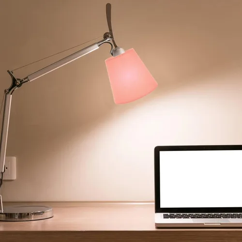 Vista 2 de DOITOOL Pantalla de tambor para lámpara de mesa, lámparas de pie, pantalla de lámpara de araña, pantalla de lámpara de arpillera de granja, pantalla