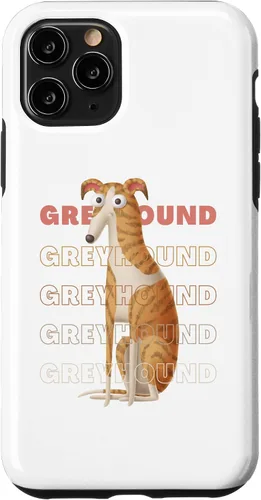 Vista 29 de Greyhound Big Eyes Funny Cartoon Sighthound Lover Design Case for iPhone 17