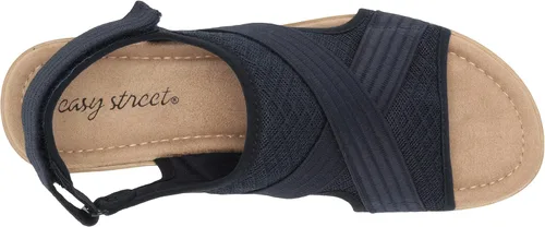 Vista 5 de Easy Street Sandalias Raeven para mujer, estilo casual, color gris