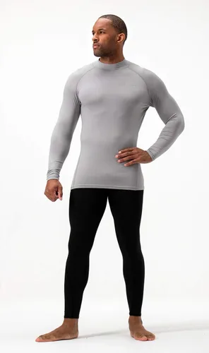 Vista 3 de DEVOPS 2 Pack Men's Thermal Turtle Mock Neck Shirts, Compression Long Sleeve Tops and Hoodies