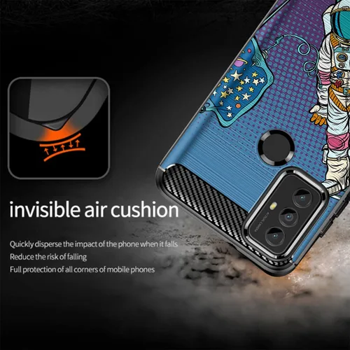 Vista 3 de CasesOnDeck - Funda compatible con Motorola Moto G Play (2023) / Moto G Play (2023) - Funda con diseño de TPU con patrón pictórico, flexible