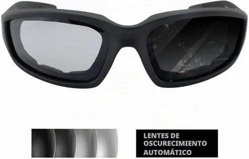 Vista 3 de Global Vision Eyewear Kickback 24 - Gafas de sol para hombre con lentes fotocromáticas que cambian de color Transparente + Humo