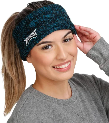 Vista 52 de FOCO Diadema de moda para mujer con logotipo de equipo de la NFL Gradiente impreso.