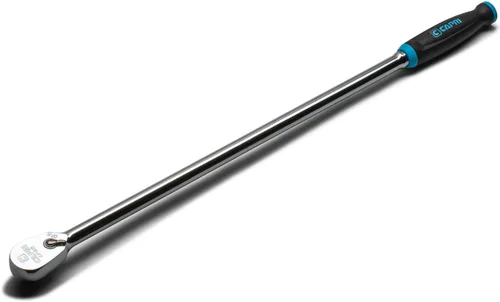 Vista 24 de Capri Tools - Trinquete de perfil bajo de cuadrante de 1/2 pulgada, 72 dientes verdaderos y arco oscilante de 5 grados