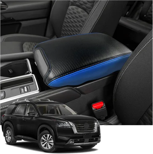 Vista 16 de YEE PIN Funda para reposabrazos central de automóvil, funda para tapa de consola Rogue X-Trail 2014-2019, caja de reposabrazos de consola central