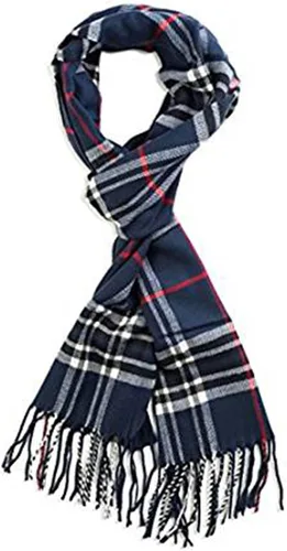 Vista 26 de Bufanda de invierno clásica con sensación de cachemira, colección súper suave