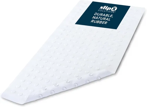 Vista 10 de SlipX Solutions Tapete de seguridad de goma grande y duradero de 27 x 15 pulgadas, siéntete seguro y seguro en tu baño o ducha, textura