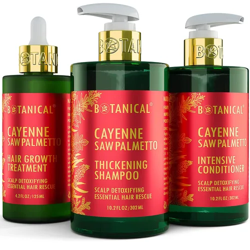 Vista 8 de Tratamiento de pérdida de cabello, champú espesante y acondicionador intensivo - Ginger Saw Palmetto - Prevención energizante del adelgazamiento