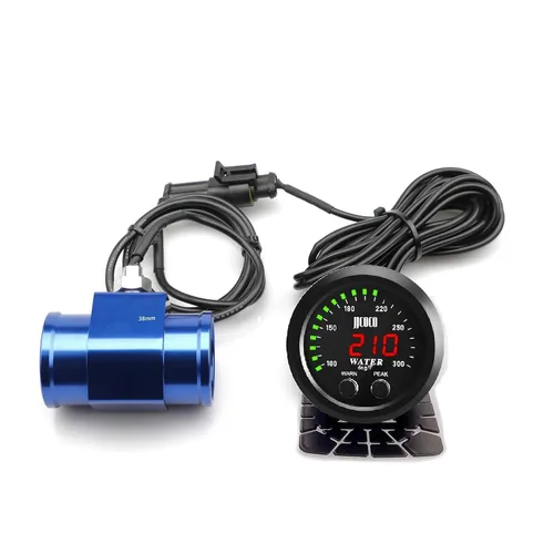 Vista 12 de Universal 52mm Medidor de Temperatura de Agua 0-300F (-17~187C) Electrónico LED Digital Azul DC12V para Automóvil con Adaptador de Sensor