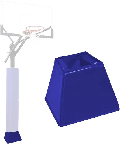 Vista 7 de Base acolchada de baloncesto de base cuadrada para baloncesto, almohadilla cuadrada de alta resistencia, para exteriores se adapta a 4 x 4 pulgadas