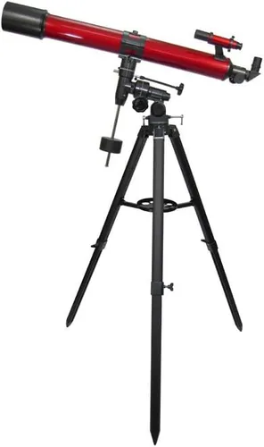 Vista 4 de Carson Red Planet - Telescopio refractor de 50-4.370 x 3.543 in con adaptador universal de digiscopio para smartphone para astronomía (RP-400SP)
