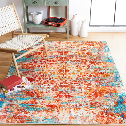 Vista 10 de SAFAVIEH Bahia Collection - Alfombra de pasillo de 2 pies 2 pulgadas x 9 pies, diseño bohemio sobreteñido, no desprende pelusa y de fácil cuidado