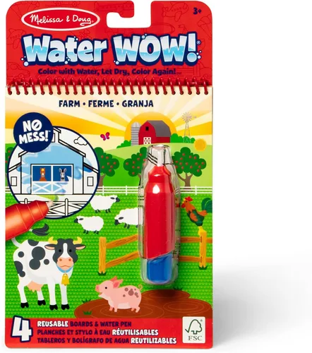 Vista 9 de Melissa & Doug On The Go Water Wow! Almohadilla de actividades para colorear reutilizable que se revela con agua - Selva