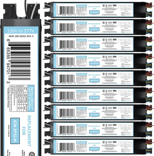 Vista 10 de OHLECTRIC Repuesto para ICN1P32-SC 1 Lámpara – Balastro Fluorescente T8, Reemplazo de Balastro Electrónico 120-277 Voltios, Arranque Instantáneo