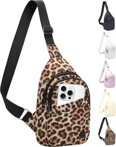 Vista 70 de Cangurera pequeña Aprocot Cross Body Bag Fashion Shoulder para mujer Albaricoque