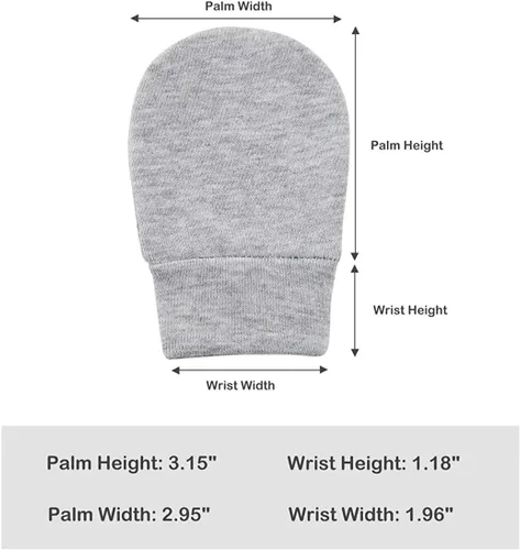 Vista 8 de Conjunto de gorro y manoplas para bebé, gorro de bebé para recién nacido, gorro de invierno