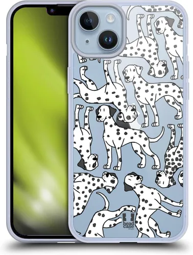 Vista 84 de Head Case Designs Airedale Terrier - Funda de gel suave con 4 patrones de razas de perro [protección de grado militar] compatible con Apple iPhone 7