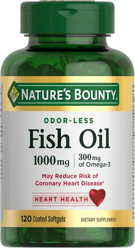 Vista 10 de Nature's Bounty Aceite de pescado 1000 mg cápsulas blandas recubiertas, 220