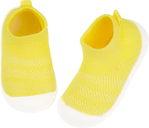 Vista 8 de Zapatos de bebé Pantuflas para niños pequeños, calcetines para niños y niñas, suela antideslizante
