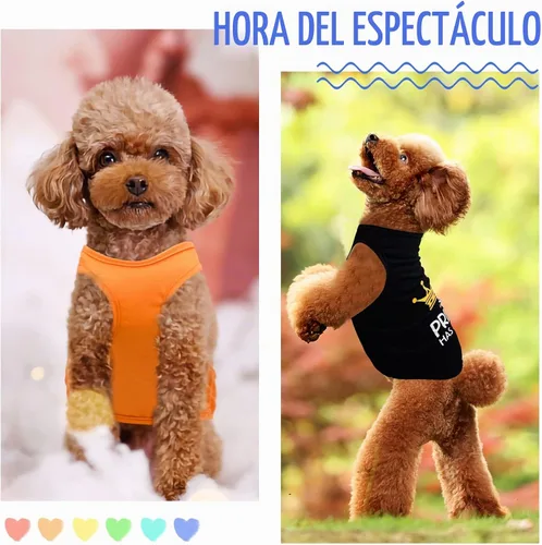 Vista 6 de 8 camisas para mascotas para perros pequeños, gatos, ropa suave y transpirable impresa con bonito patrón, sudadera para perro para chihuahuas Para