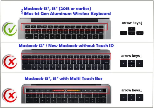 Vista 7 de Final Cut Pro X - Funda protectora de silicona para MacBook Pro 13 15 17 pulgadas (teclado ISO de EE. UU. / Europa)