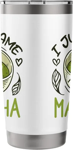 Vista 2 de Vaso aislado de acero inoxidable para amantes del té verde, té matcha japonés, té matcha