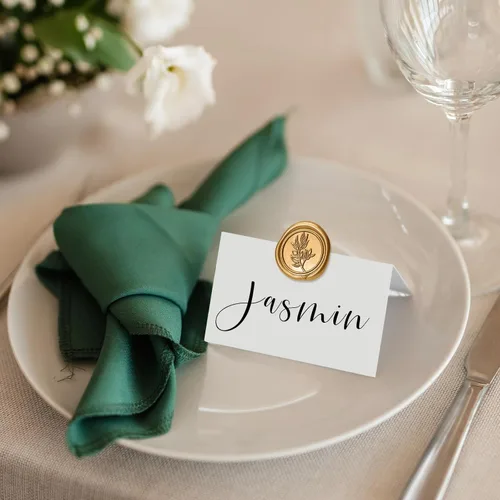 Vista 8 de UNIQOOO Adhesivos de Sello de Cera - (3 Diseños en 1 Paquete) Adhesivos de Sello para Sobre de Invitación de Boda, 60 Piezas Adhesivos