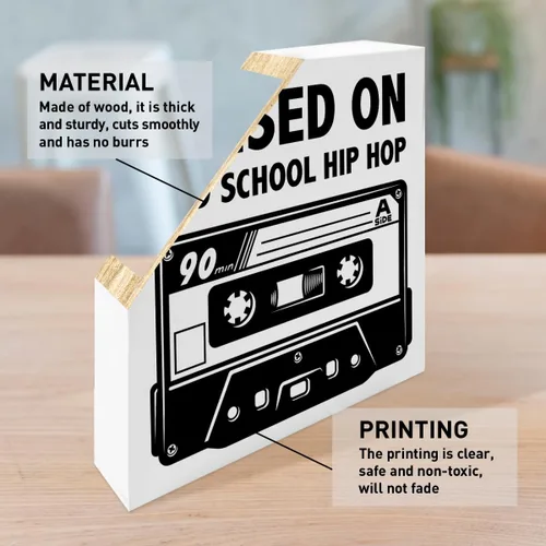 Vista 6 de Regalos para amantes de la música urbana del hip hop de los años 90, para afroamericanos, mujeres y hombres, rapero, retro, vintage, de los 90