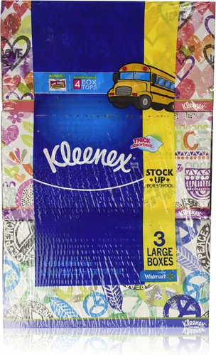 Vista 3 de Kleenex 03076 Pañuelos faciales, 2 capas, estuche de conveniencia, 12BX/CT, WE